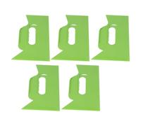 5 raspadores de masilla, espátulas, espátulas, para parches, masilla, papel pintado, 5 unidades