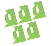 5 raspadores de masilla seguros y flexibles, herramienta de raspado de masilla para raspar revestimientos, calcomanías de papel de pared