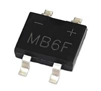 5 rectificadores de puente de diodos GBU808 de 800 V y 8 A. 100 rectificadores de puente MB6F MB-F de 0,5 A y 600 V.