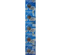 5 Renata 373 SR916SW Silver Oxide Zero Mercury Electronic Batteries by Renata
