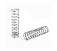 5 resortes de compresión cilíndricos acero alta elasticidad for maquinaria liberación presión, 65 Mn diámetro y 2,0 mm(60mm,10mm)