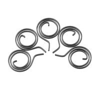 5 resortes helicoidales de acero inoxidable para mecanismos de pestillo de manija de puerta interior basados en torsión, compatible con modelos FMTB MSNH y FW, serie FMTB-MSB