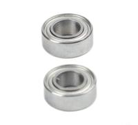5 Rodamientos Auxiliares 4x8x3mm para Biseladora Neumática para mini, Cojinetes de para acero Alta para resistencia, Bajo Rozamiento, para herramienta Industrial Metal