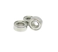 5 rodamientos cerámicos híbridos S687ZZ (7 x 14 x 5, S687C ZZ), rodamientos cerámicos de acero inoxidable (7 x 14 x 5, rodamiento RC 623, S686, S688, S689 ZZ)(S687C-ZZ 7x14x5mm)