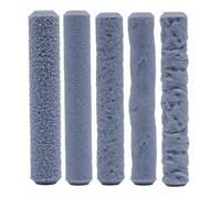 5 Rodillos de Textura Lodo de Piedra Modelado Arcilla Polimérica Amasar Textura Modelado Mano Sello Madera Herramienta Cerámica DIY Creación Artesanal Proyectos Personalizados