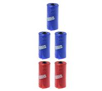 5 rollos 11.02 pulgadas x 8.66 pulgadas bolsa de basura para pañales de bebé, cochecitos de bebé, bolsas de basura desechables de polietileno portátil, color al azar