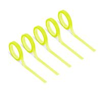 5 Rollos Cinta Resaltadora, 6mm x 5m Cintas Fluorescentes Adhesivas Cinta Adhesiva Transparente Colores para Estudiantes Profesores Lectura Tomar Apuntes en Clase Oficina Casa (Amarillo)