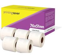 5 rollos compatibles de 76 mm x 51 mm, etiquetas térmicas directas blancas para Zebra GK420d GK420t GC420d GX420t GC420t GX430t GT800 LP2844 TLP 2844 Citizen CL-S521 CL-S621 CL-S631 (1000) 0 etiquetas por rollo)