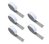 5 rollos de almohadillas de fieltro autoadhesivas grises, tiras largas adhesivas para mesas y sillas, tiras de fieltro antideslizantes, se pueden cortar para proteger muebles, suelos y patas de