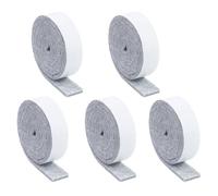 5 rollos de fieltro gris autoadhesivo, 5 mm de grosor, almohadillas de fieltro autoadhesivas, cinta adhesiva fuerte, protección para muebles, suelos y patas de armario