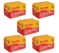 5 rollos de Kodak colorplus 200 ASA 36 exposiciones
