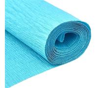 5 rollos de papel crepé colores, 250x50cm, arrugado Origami, manualidades, decoración flores, regalo artesanal Para CumpleañOs Bodas(Brilliant blue)