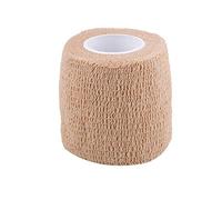 5 rollos de vendajes autoadhesivos arcoíris antiagua, permeables al aire, superficie lisa, antitranspiración, tela no tejida de alta calidad, fácil de rasgar sin tijeras (color piel)