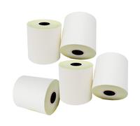 (5 rollos) Papel autocopiativo para impresora de cocina de 3'' x 90', blanco/canario, de 2 capas, rollos de recibos para caja registradora SP2000