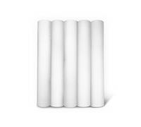 5 Rollos Papel Camilla Crepado Blanco 59 cm x 70 metros | Papel Camilla Masaje Textura Lisa