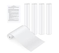 5 Rollos Papel Termico Impresora A4, Papel Térmico A4 para Impresión de Documentos, Páginas Web y Fotos, Secado Rápido, Libre de BPA