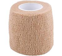 5 rollos/set de cinta autoadhesiva impermeable para esguinces de tobillo e hinchazón (amarillo claro)