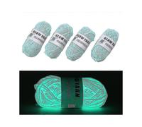 5 Rolls Glow In The Dark Craft Yarn for DIY Projects and Sewing Tools