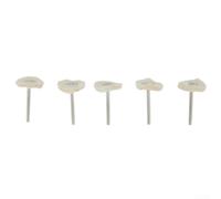 5 ruedas de paño de pulido de 25 mm almohadillas de pulido con vástago de 3 | Ruedas de pulido de herramientas rotativas, almohadillas de pulido de joyas vástago de 3 mm, ruedas de paño de pulido de
