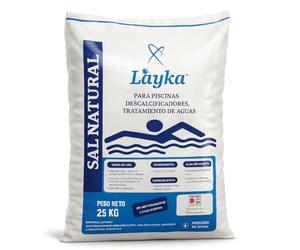 5 Sacos Sal para Piscinas 25 kg - Sal Piscina Cloracion Salina Layka - Agua Clara en Piscinas, SPA y Jacuzzis