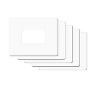 5 Salva pared transparente para placas interruptores luz de plexiglás protección pared placas salvamuro salvamanteles para placas - protección para interruptores. Paquete de 5 unidades