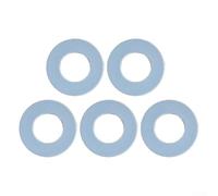 5 sellos de base de válvula de descarga de inodoro para sistemas Geberit, juntas de drenaje de goma de 63 mm x 32 mm x 3 mm para un mantenimiento fiable del tanque de agua, color gris