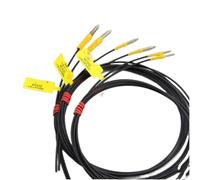 5 sensores de fibra óptica opuestos M3M4M6, sonda amplificadora de fibra HT310/410/610, sensor de disparo opuesto(Ht420 2m)
