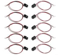 5 sensores infrarrojos de haz de rotura de 3 mm y 5 mm para detección de alta sensibilidad de superficies reflectantes en sistemas de disparo automatizados (3 mm a 80 cm)