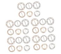5 Series Hebillas De Bufanda Para Mujeres Clips Decorativos De Anillos De Bufanda Y Accesorios 6 Piezas X 5