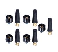 5 Set Welding Cable Connectors | 250-400A Quick Connect Brass Plugs & Sockets | High Temp Tolerance Locking Design for Arc Welding/Gas Shielded Welding/Industrial Use