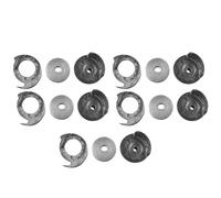 5 Sets/lote Schuhnähmaschinen Boille Chassis Juego de Chasis, 17 Mm de Diámetro de Voltaje para Máquinas de Reparación de Zapatos, Fuerte y Duradero