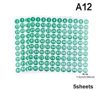 5 Sheets Number Stickers 1-100 Label Sticker For Diy Craft Nail Polish Glue Bottle Scrapbooking Diary Stationery Para Oficina(A12)