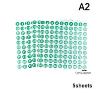 5 Sheets Number Stickers 1-100 Label Sticker For Diy Craft Nail Polish Glue Bottle Scrapbooking Diary Stationery Para Oficina(A2)