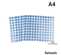 5 Sheets Number Stickers 1-100 Label Sticker For Diy Craft Nail Polish Glue Bottle Scrapbooking Diary Stationery Para Oficina(A4)