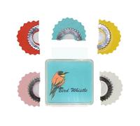 5 silbatos para pájaros, pipa de pájaros, pipa loca, silbato tradicional, divertido pájaro mágico que llama tongua, silbato mágico, ruidosa, juguete mágico de 16,7 x 16,3 x 1,3 cm