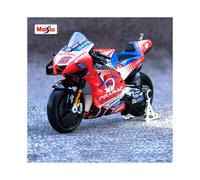 (5 sin caja) Maisto 1:18 Ducati Desmosedici GP 2023 Pramac Motorcade Motocicleta de aleación
