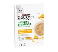 Gourmet Nature's Creations Puré para gatos - Pollo y calabaza - Cantidad: 5 x 10 g