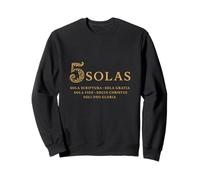 5 SOLAS - Cinco Solas de la Reforma Cristiana - Vintage Sudadera
