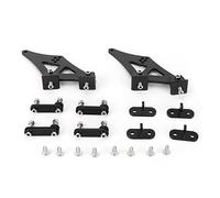 5 soportes de montaje universales para alerón de coche, aleación de aluminio CNC, alerón trasero de carreras, soportes de montaje para patas de alerón trasero