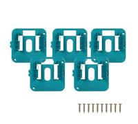 5 soportes para batería Makita de 18 V, soporte para batería Makita BL1860, BL1850, BL1840 y BL1830, con 10 tornillos, sin batería