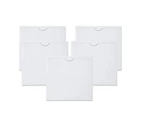 5 soportes para permisos de coche, soportes para tarjetas de parabrisas, soportes autoadhesivos para permisos de coche, soporte para tarjetas de parabrisas, furgoneta, caravana (105x105 mm)