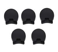 5 soportes para pulgar clarinete cojín reposamuñecas estándar de goma, funda protectora para dedos para clarinete oboe instrumentos, color negro