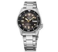 Seiko SRPL79K1 5 Sports SKX Reloj automático de Acero Inoxidable para Hombre, Caja de 38 mm, Negro/Plateado