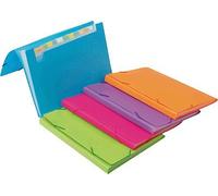 5 Star 152386 - Carpeta clasificadora de polipropileno, multicolor