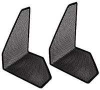 5 Star 317379 - Sujetalibros, negro metálico, paquete de 2 unidades