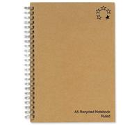 5 Star Notebook Wirebound Hard Cover Recycled 80gsm A5 Manilla