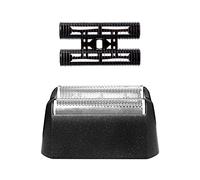 5 Star Serie Finale Shaver - Lámina de repuesto y cúter compatible con Shaver Foil 7031-100, 7043-100, cabezales de repuesto para afeitadora Shaver Shaper #8061 #8164 (negro + plateado)
