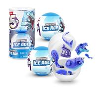 5 Surprise Dino Strike Ice Age, Misterio, Coleccionable, Mini, Dinosaurio, (2 Capsules)