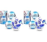 5 SURPRISE Dino Strike Ice Age, Misterio, Coleccionable, Mini, Dinosaurio, (2 Capsules) (Paquete de 2)