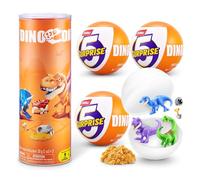 5 Surprise Dinos Capsule Series 1 (3 Pack) de ZURU. Cápsula misteriosa Coleccionable. Juguete para niños con Dinosaurios y Accesorios en Miniatura